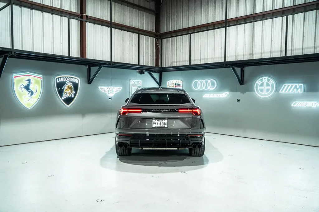 Grey Lamborghini Urus for Rent in Houston 3