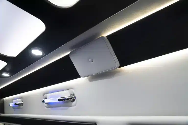 Black Sprinter Van Party Bus for rent Houston 4